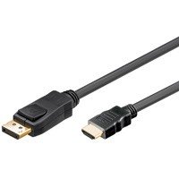 DisplayPort 1.2 to HDMI Cable 1m 4K - Black