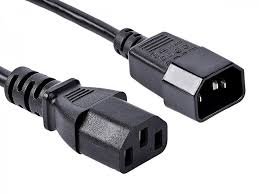 HPE Power Cord - IEC C13 Female to C14 Male - 2m - 10A / 250V - 142263-001