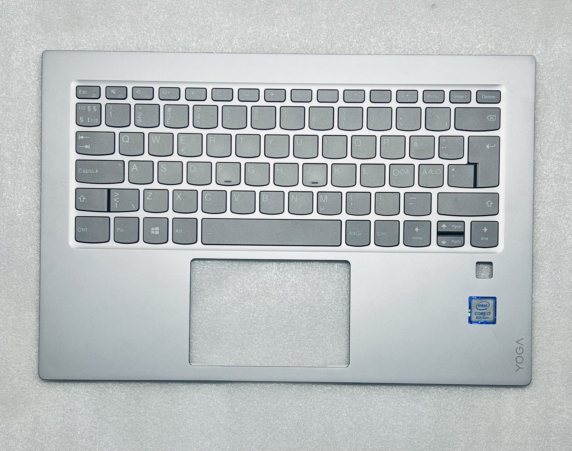 Lenovo IdeaPad Yoga 920-13IKB - Palmrest with Keyboard - QWERTY SWEDISH