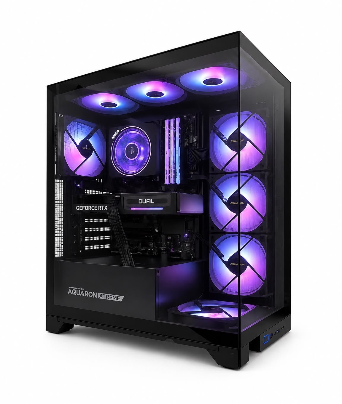 High-End PC Build — Ryzen 7 5800XT · 32GB DDR4 · 2TB NVMe · RTX 5060 Ti