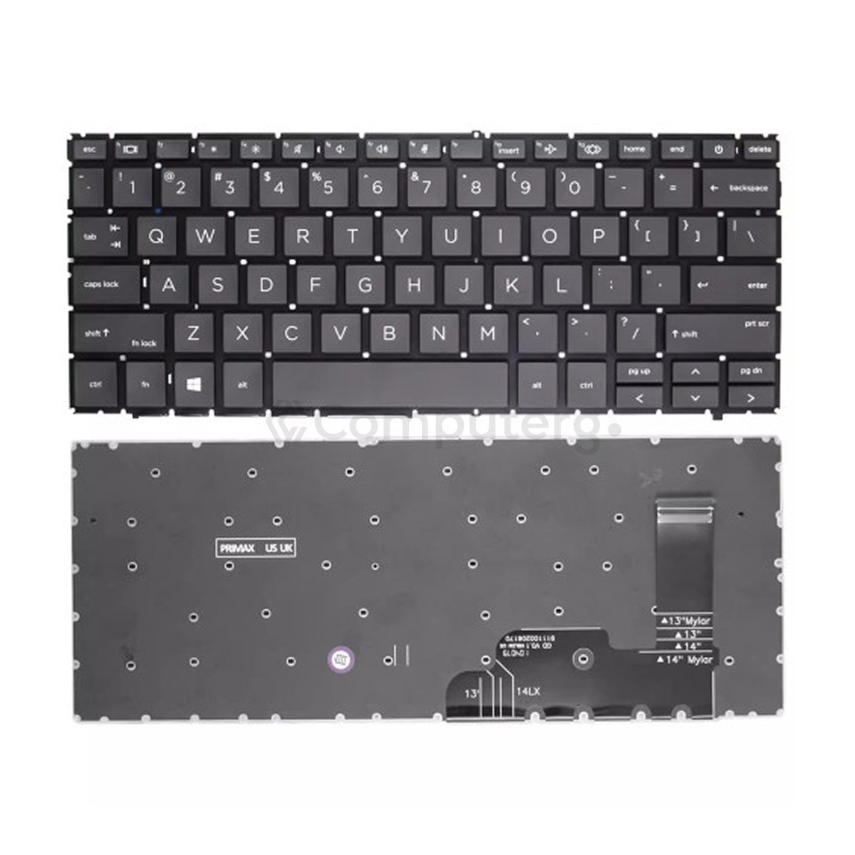 HP EliteBook X360 830 G8 - US Layout keyboard