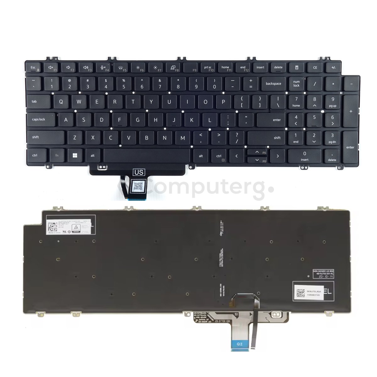 Dell Latitude 3540 Series - Backlight - US Layout Keyboard