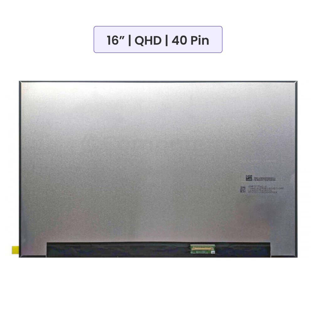 Laptop Screen Panel 16.0-Inch - WQXGA (2560x1600) - 40 Pin