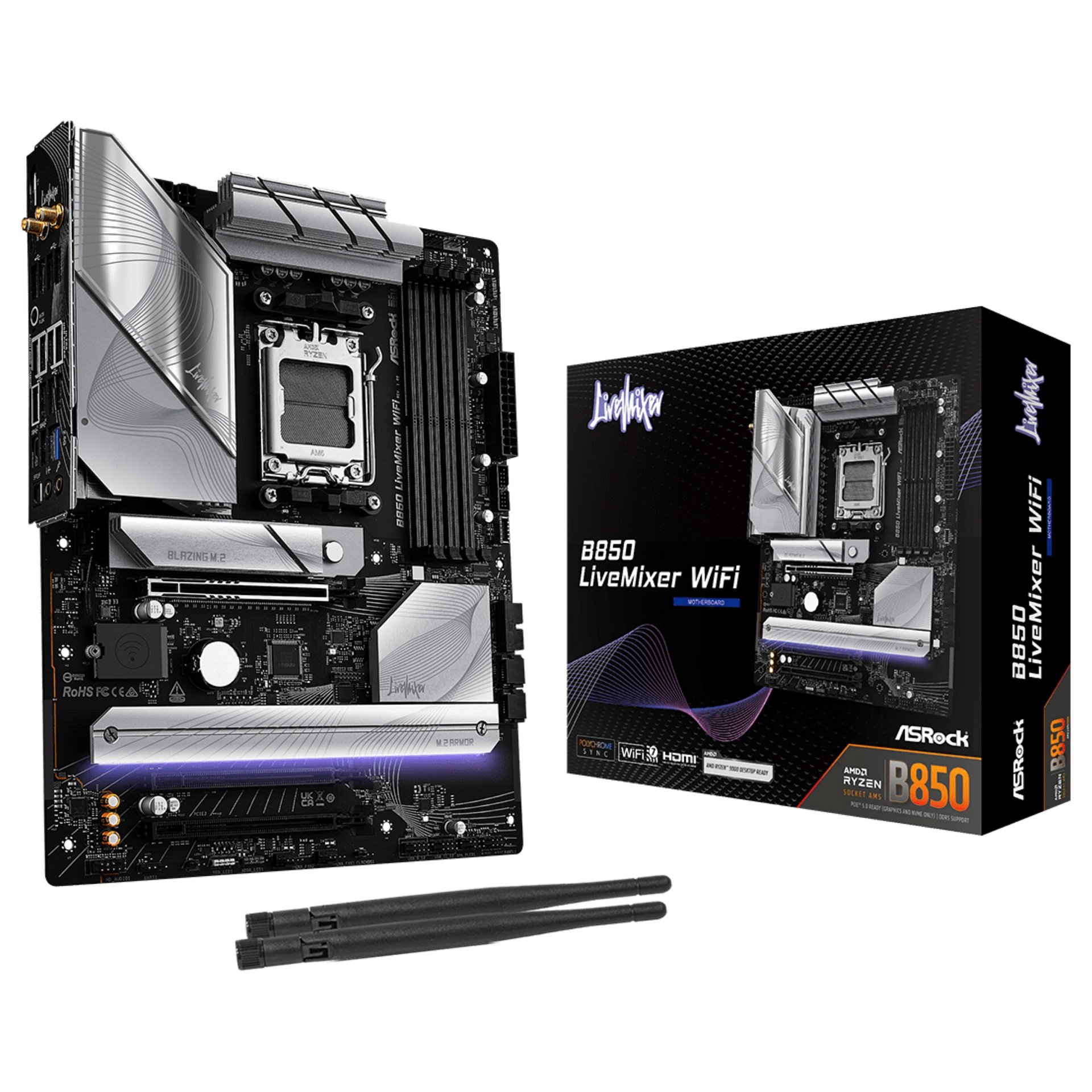 AM5 ASROCK B850 LiveMixer WiFi
