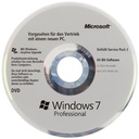 Microsoft Windows 7 Pro Service Pack 1 64 Bit DVD with License