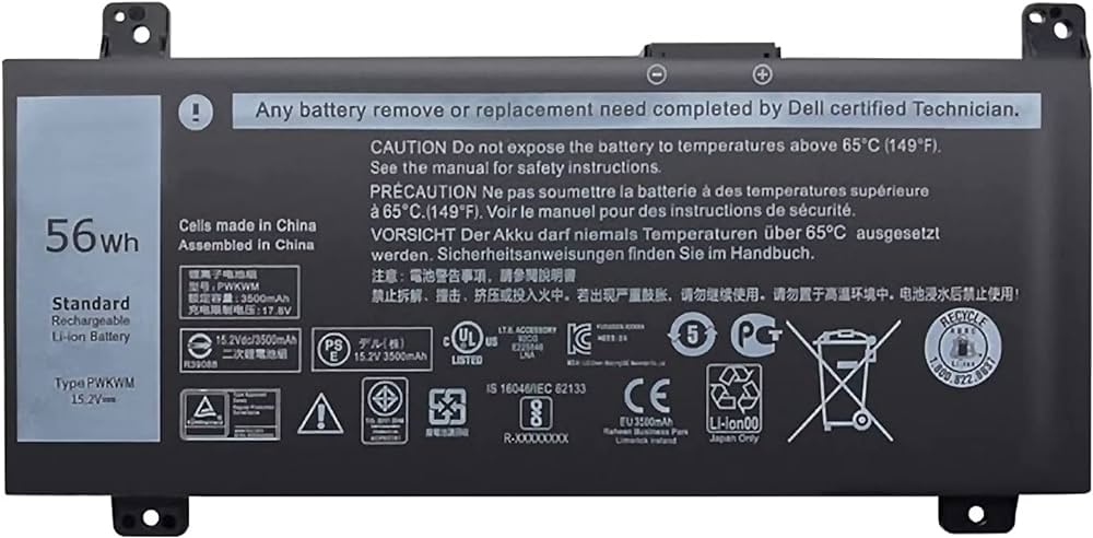 Dell Inspiron 14 7466 - PWKWM Battery