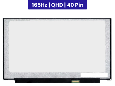 15.6-Inch - QHD (2560x1440) - 165Hz IPS - 40 Pin - 1-Year Warranty