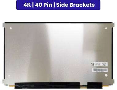 15.6-Inch - UHD (3840x2160) IPS - 40 Pin - Side Brackets - 1-Year Warranty