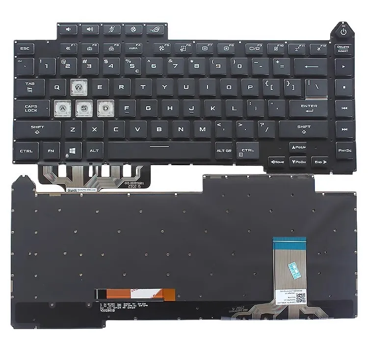 Asus ROG Strix G513QR - RGB Backlight - US Layout Keyboard