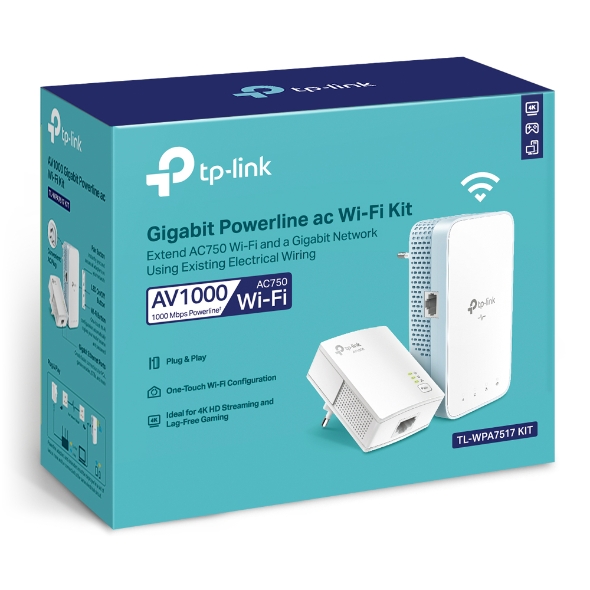 TP-link TL AV100 Powerline TL-WPA7517 Kit