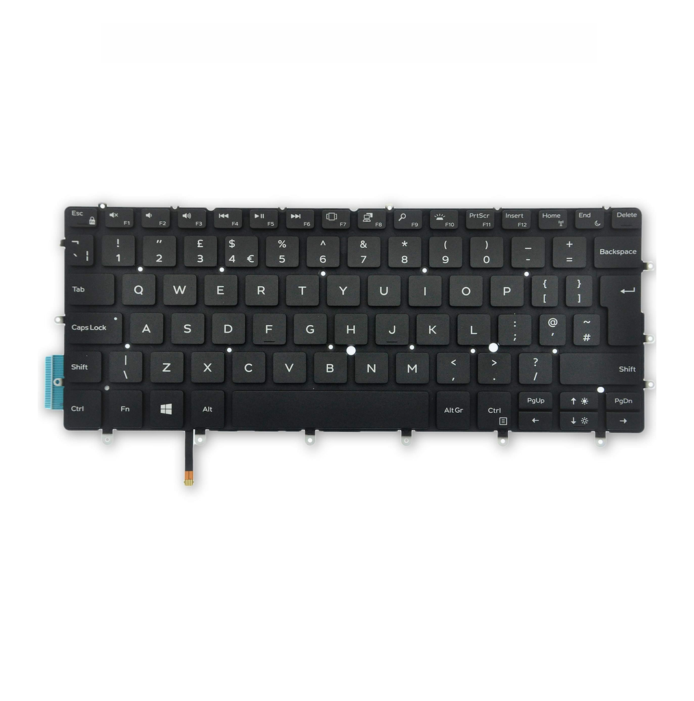 Dell 13 7390 - Backlight UK Layout Keyboard