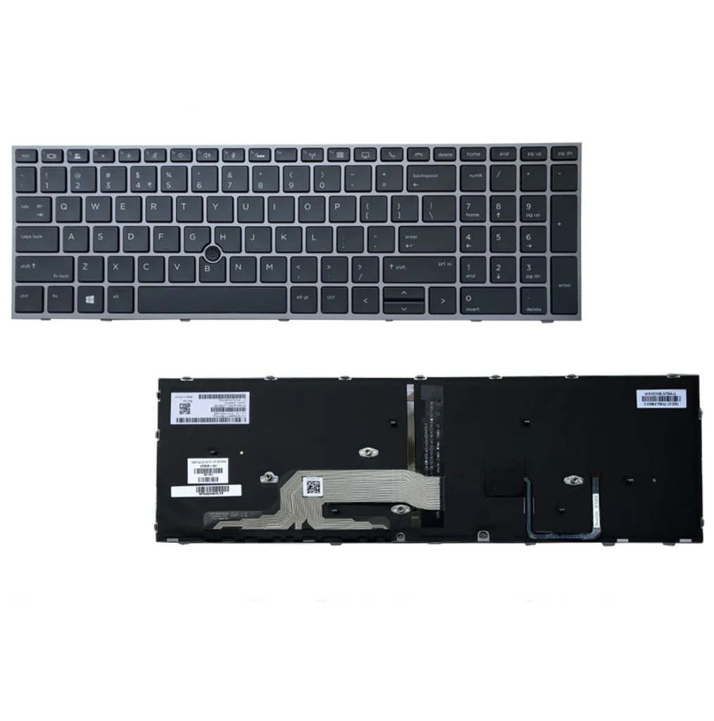 HP ZBook 15v G5 Series - backlight US Layout Keyboard