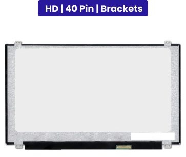 15.6-Inch - HD (1366x768) - 40 Pin - Brackets - 1-Year Warranty