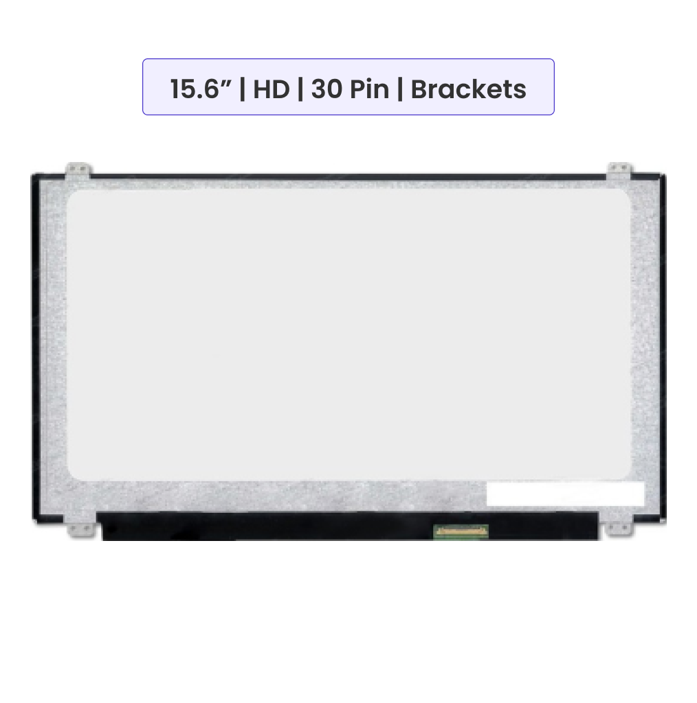 15.6-Inch - HD (1366x768) - 30 Pin - Brackets