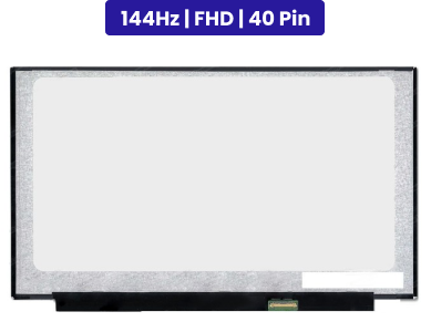 15.6-Inch - FHD (1920x1080) - 144Hz IPS - 40 Pin - 1-Year Warranty