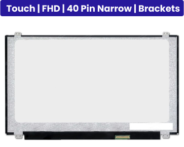 15.6-Inch - FHD (1920x1080) IPS On-Cell Touch - 40 Pin Narrow - Brackets - 1-Year Warranty