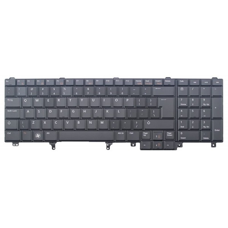 Dell Latitude E5520 - Backlight - UK Layout Keyboard