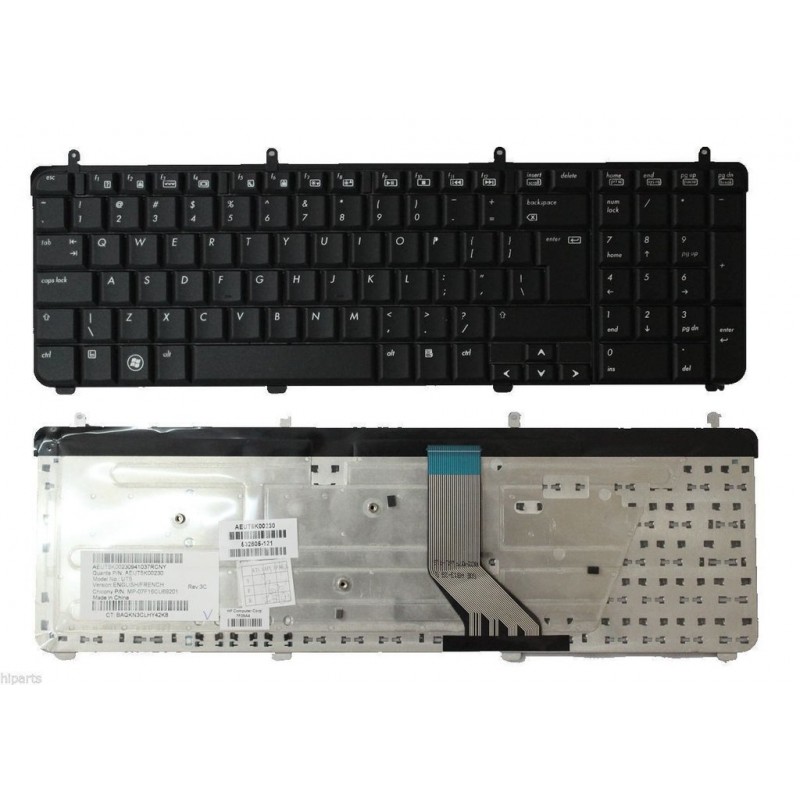 HP Pavilion DV7-2000 Series - US Layout Keyboard