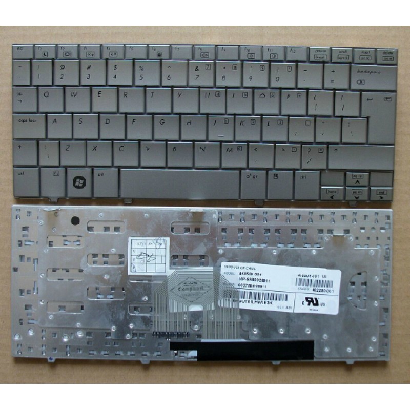 HP MINI 2133 2140 - US Layout - Silver Keyboard