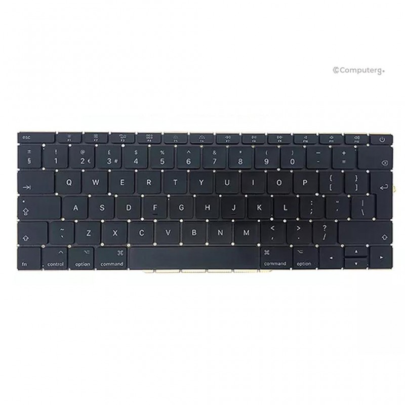 Keyboard for MacBook Pro Retina 13" A1708 (Late 2016, Mid 2017) - UK Layout - No Backlit - 1-Year Warranty