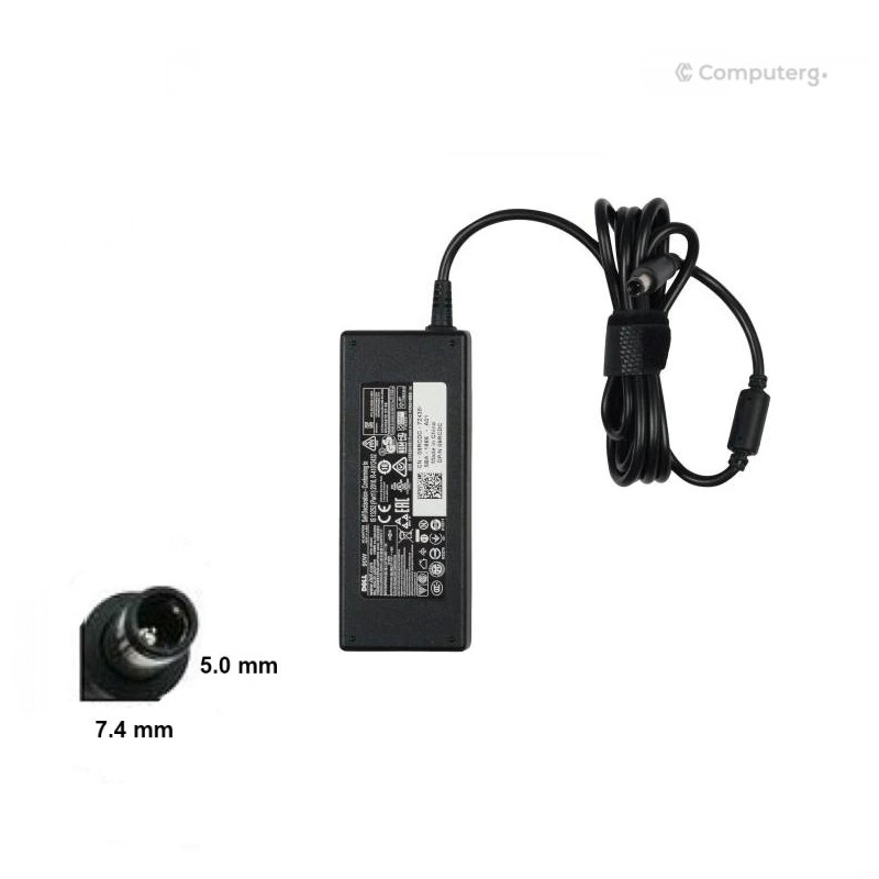 Original Charger For Dell Notebooks - 90W - 7.4x5.0mm Charger
