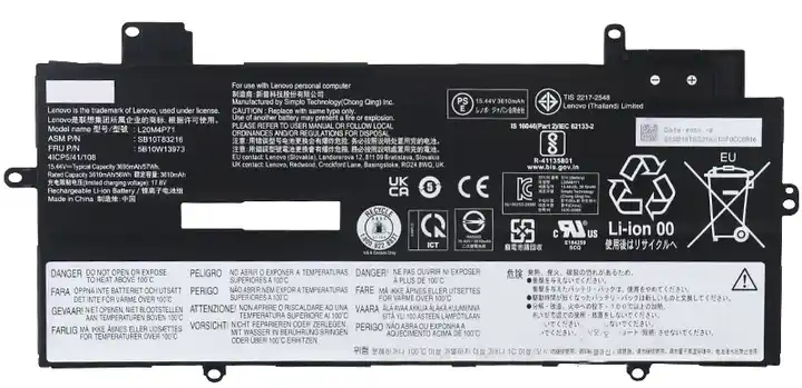 Lenovo ThinkPad X1 Carbon 9th 10th Gen - L20C4P71 Battery