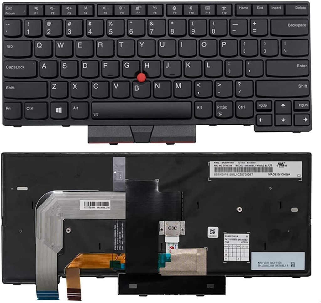 Lenovo T480 - Backlight - US Layout Keyboard