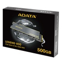ADATA Legend 800 - 500GB NVMe SSD - ALEG-800-500GCS