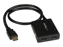 StarTech HDMI Cable Splitter - 2 Port - 4K 30Hz - HDMI Audio / Video Splitter