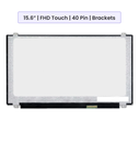 15.6-Inch- FHD (1920x1080) Touch - 40 Pin - Brackets