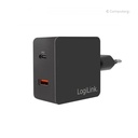 LogiLink Wall Charger USB-A & USB-C EU Plug PA0220 - New-Sealed - 1-Year Warranty