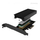 RaidSonic ICY BOX PCIe extension card For a M.2 NVMe SSD - IB-PCI214M2-HSL - 1-Year Warranty
